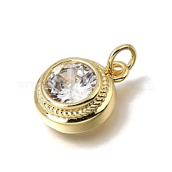 Brass Glass Pendants&nbsp;KK-C262-26G