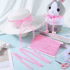 25M Nylon Elastic Pleated Lace Trim&nbsp;OCOR-CY0001-13E