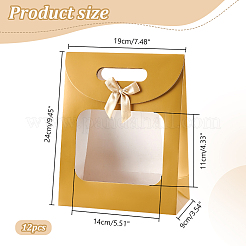 Rectangle Paper Gift Bags&nbsp;ABAG-WH0048-07C