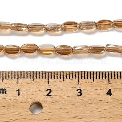 Electroplate Glass Beads Strands&nbsp;EGLA-P064-01A-PL01