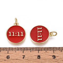 Brass Enamel Pendants&nbsp;KK-N277-01G