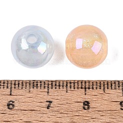 AB Color Plated Opaque Acrylic Beads&nbsp;OACR-Q197-21