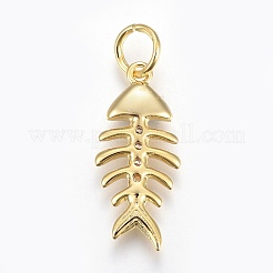 Brass Micro Pave Cubic Zirconia Pendants&nbsp;ZIRC-F091-06-G
