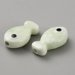 Handmade Porcelain Beads&nbsp;PORC-WH20001-02L