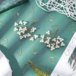 100Pcs 2 Style Brass Earring Hooks&nbsp;KK-PH0003-64