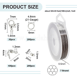 DIY Beading Jewelry Making Finding Kit&nbsp;DIY-BC0012-55B
