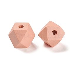 Spray Painted Natural Maple Wood Beads&nbsp;WOOD-M007-07B
