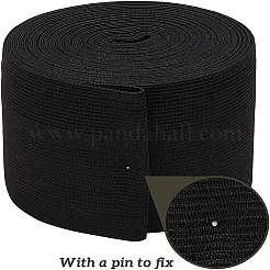 Flat Elastic Rubber Cord/Band&nbsp;OCOR-WH0032-38C-01