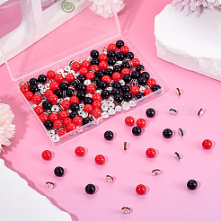 100Pcs 2 Colors Opaque Acrylic Beads&nbsp;MACR-TA0002-52