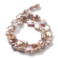 Natural Baroque Keshi Pearl Beads Strands&nbsp;PEAR-P064-04B-01B