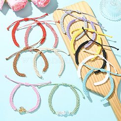12Pcs Waxed Polyester Cord Bracelets Making&nbsp;AJEW-CJ00021