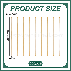300Pcs 304 Stainless Steel Flat Head Pins&nbsp;STAS-ME0002-71