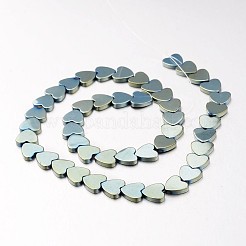 Electroplate Non-magnetic Synthetic Hematite Bead Strands&nbsp;G-F300-23E-07