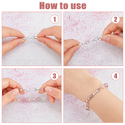 4Pcs Brass Extender Chain&nbsp;FIND-FH0009-25A