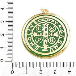 Brass Enamel Pendants&nbsp;KK-C170-24G