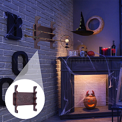 4-Tier Wing Star Printed Wood Magic Wand Organizer Holder&nbsp;ODIS-WH0043-186