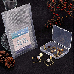 Brass Stud Earring Findings&nbsp;KK-BC0006-03G