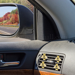 Bee Opaque Resin Car Air Vent Clips&nbsp;AJEW-AB00035
