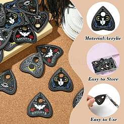 20Pcs 4 Styles Halloween Acrylic Pendants&nbsp;OACR-CJ0001-94