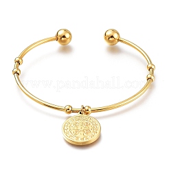 201 Stainless Steel Cuff Bangles&nbsp;BJEW-M284-04-1