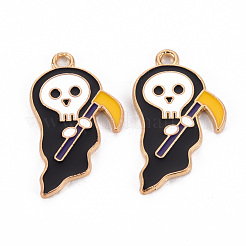 Eco-Friendly Alloy Enamel Pendants&nbsp;X-ENAM-T011-68-NR