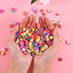 280Pcs 14 Style Handmade Polymer Clay Beads&nbsp;CLAY-SZ0001-56