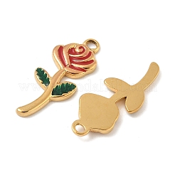304 Stainless Steel Enamel Pendants&nbsp;STAS-U057-26G