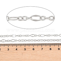 304 Stainless Steel Oval Link Chains&nbsp;CHS-P028-14P