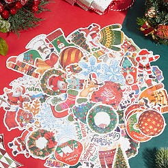 1 Bag Christmas Theme Paper Self-Adhesive Stickers&nbsp;DIY-SC0032-88