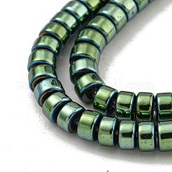 Electroplated Synthetic Non-magnetic Hematite Beads Strands&nbsp;G-K361-A01-01