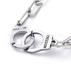 Non-Tarnish 304 Stainless Steel Chain Necklaces&nbsp;X-NJEW-JN02772-02