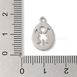 Non-Tarnish 201 Stainless Steel Pendants&nbsp;STAS-E217-16P
