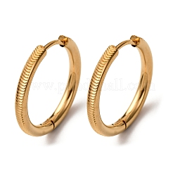 304 Stainless Steel Hoop Earrings&nbsp;EJEW-D331-09G