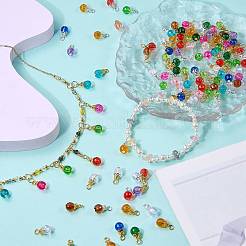120Pcs 12 Colors Acrylic Pendants&nbsp;PALLOY-SW0022-02