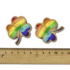 St. Patrick's Day Themes Printed Wood Pendants&nbsp;WOOD-V002-02D