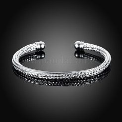 Trendy Brass Cuff Bangles&nbsp;BJEW-BB31070