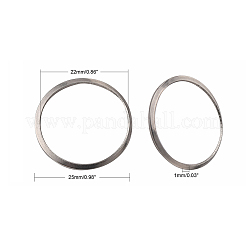 Tarnish Resistant 201 Stainless Steel Linking Rings&nbsp;STAS-F192-001P-03