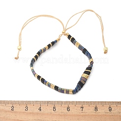Vintage Ethnic Style Adjustable Glass Tila Beaded Handmade Slider Bracelets for Women&nbsp;ZN9527-2