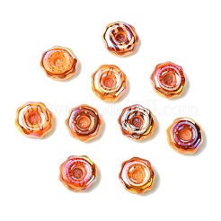 20Pcs 5 Colors Electroplate Transparent Resin Beads&nbsp;RESI-CJ0005-22