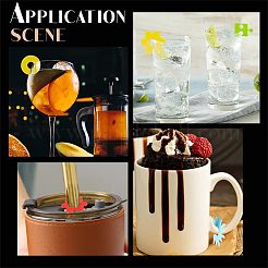2 Sets 2 Style Silicone Goblet Charm Set&nbsp;DIY-OC0009-96