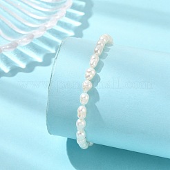 Natural Cultured Freshwater Pearl Beaded Stretch Bracelets for Women&nbsp;BJEW-JB13706