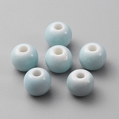 Handmade Porcelain Beads&nbsp;PORC-WH0010-03E