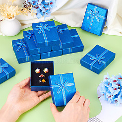 Rectangle Paper Jewelry Set Storage Boxes with Bowknot&nbsp;CON-TAC0014-04E