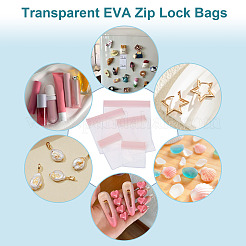 45Pcs 5 Styles Transparent EVA Jewelry Resealable Bags&nbsp;ABAG-TA0002-30