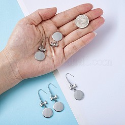 316 Surgical Stainless Steel Earring Hooks&nbsp;STAS-TAC0001-01F