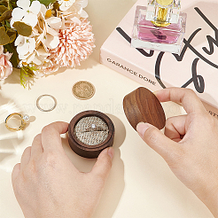 Round Wood Rings Storage Boxes&nbsp;AJEW-WH0166-16B