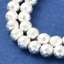 Electroplated Synthetic Non-Magnetic Hematite Beads Strands&nbsp;G-U003-13B