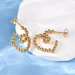 304 Stainless Steel Stud Earrings&nbsp;EJEW-Z118-03G