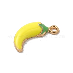 Rack Plating Alloy Enamel Pendants&nbsp;ENAM-P254-02KCG