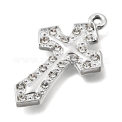 UV Plating Alloy Crystal Rhinestone Pendants&nbsp;RB-CBAD37D-17P